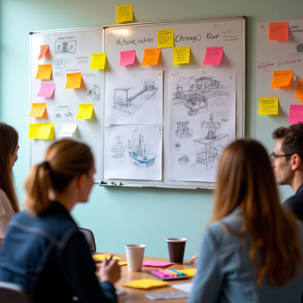 FruitBlast team brainstorming session