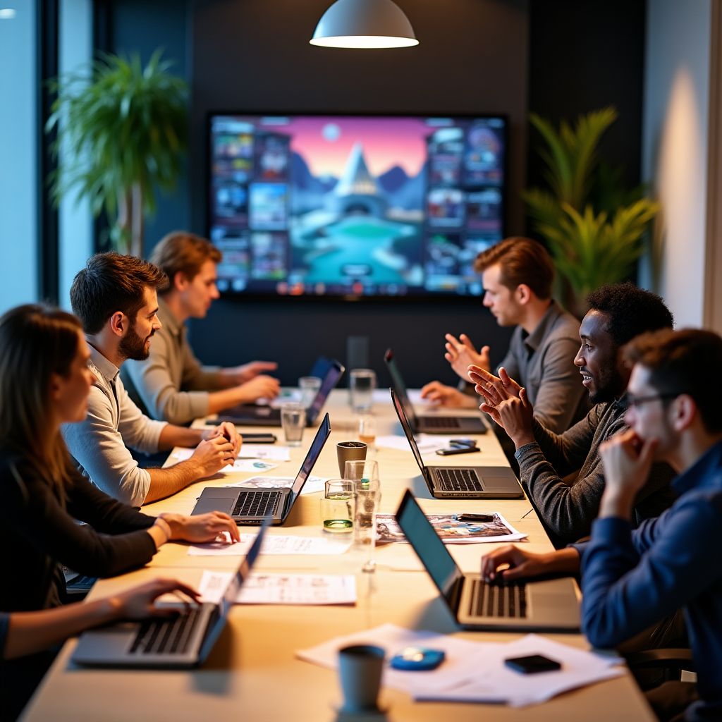 Team collaboration meeting